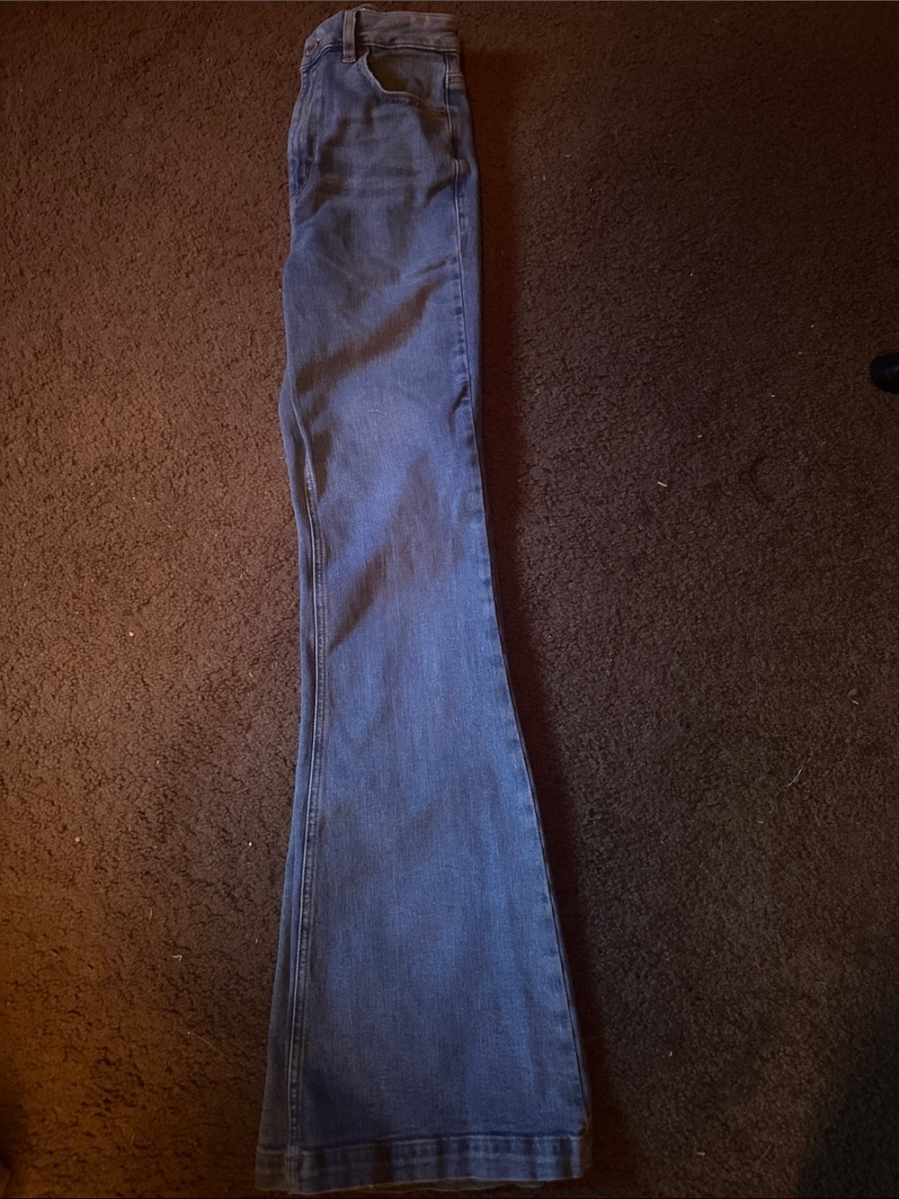 Garage Mid-Blue Flared Jeans